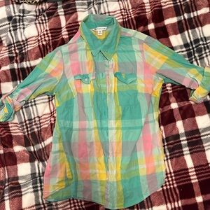 Plaid short sleeve